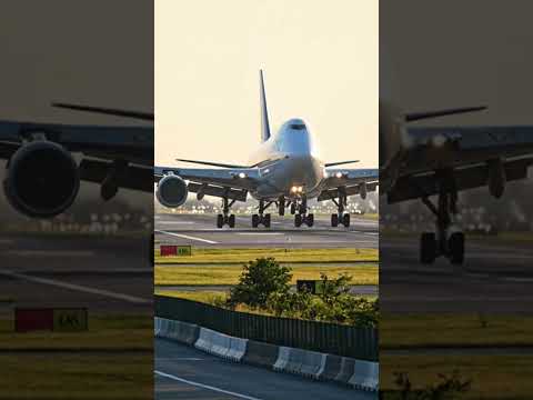 Hyper-Realistic ASMR Plane Landing | Beautiful Long-Distance Aircraft View | 8K Cinematic