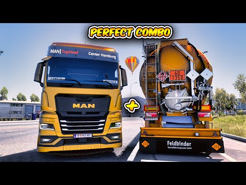 New MAN TGX In ETS2 1.46 Open Beta Update | Feldbinder Trailer Pack | ETS2 1.45/1.46 Open Beta MODS