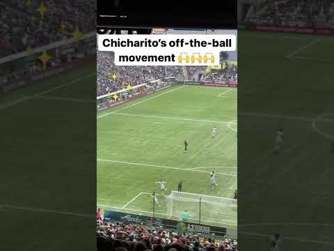 Chicharito's elite off-the-ball movement | #shorts