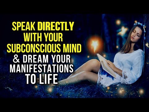 How to LUCID DREAM! Speak DIRECTLY to Your SUBCONSCIOUS Mind & MANIFEST FASTER! (POWERFUL Technique) Video