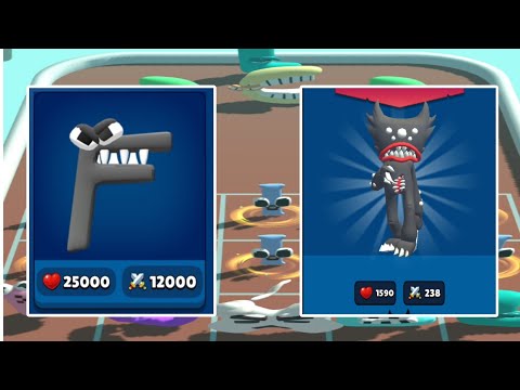 Merge alphabet lore run + blue run merge friends ⭐⭐⭐⭐merge simulator game