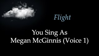 &quot;Flight&quot; by Craig Carnelia (Duet Version) - Karaoke/Sing With Me: You Sing Megan McGinnis
