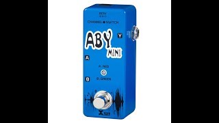 Video thumbnail for Xvive V12 ABY Guitar Pedal Demo And Review by Kevys RC & Music