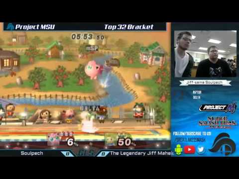 Project MSU Top 32 - SoulPech (Jigglypuff) vs. Delta (Lucas)