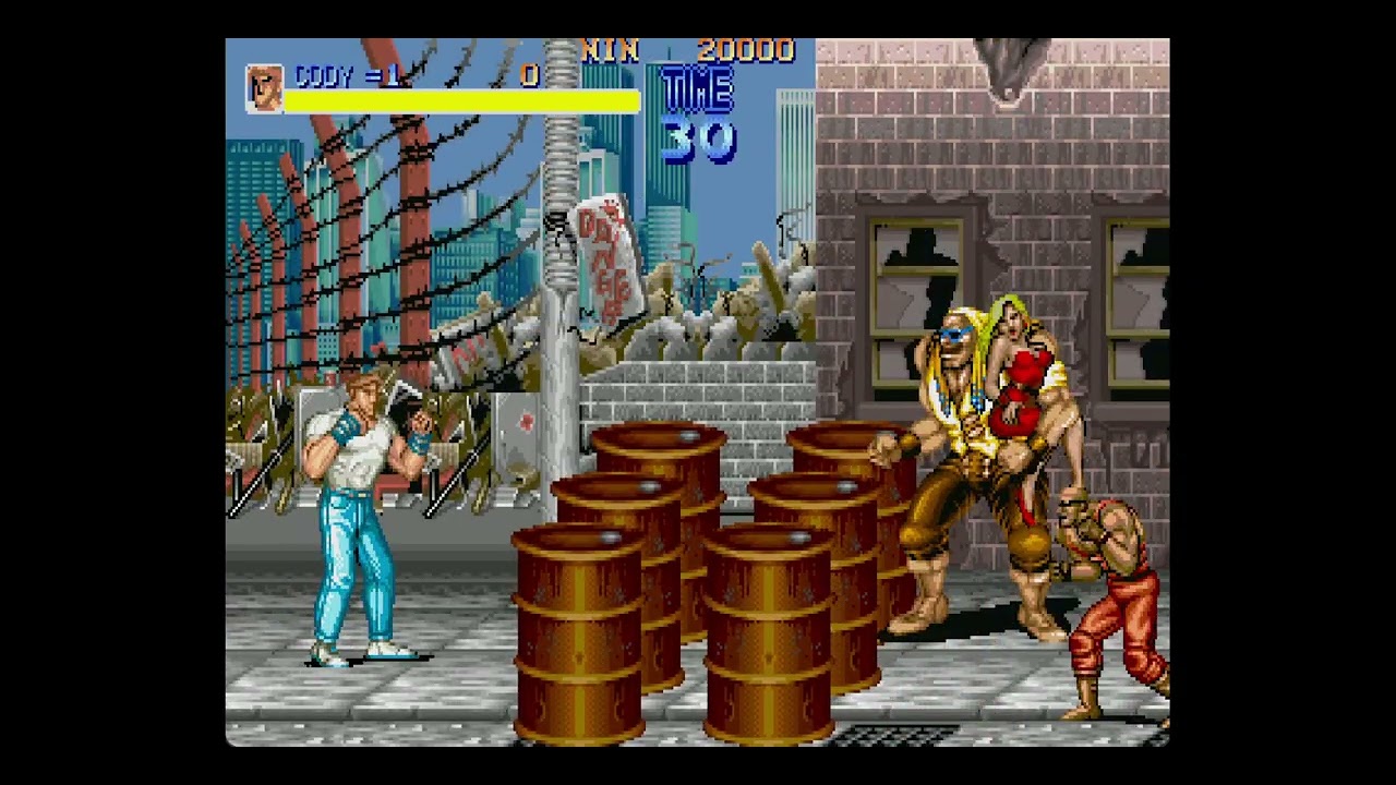 Final Fight Retroarch PX68K (Sharp - X68000)