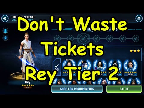 Rey Tier 2 Unlock Guide - No Need for C3PO
