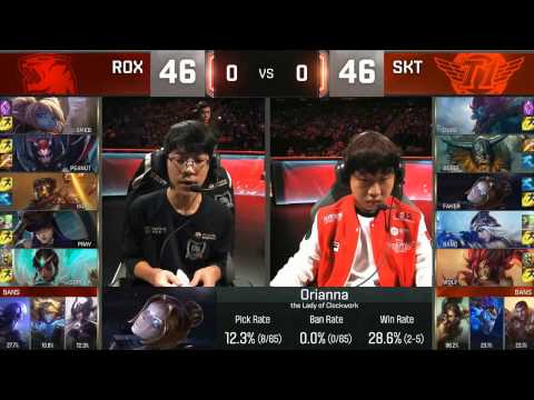 SKT vs ROX Game 1 Highlights - 2016 World Championship Semifinals