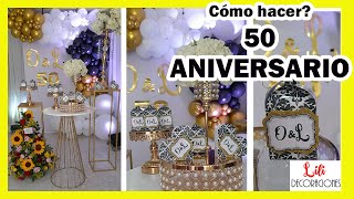 Cómo hacer ANIVERSARIO DE BODAS en casa / fácil / sencillo