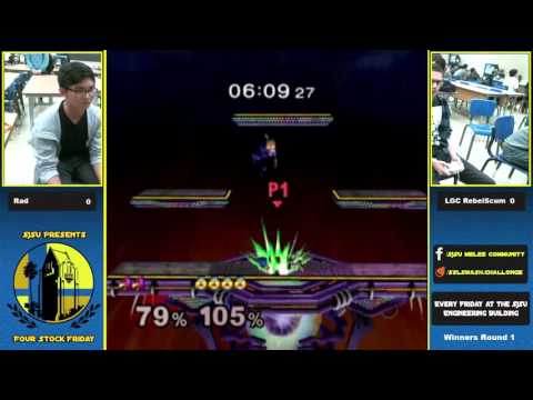 FSF #11 - Rad (Sheik) Vs. LGC | RebelScum (Falco) WR2 - SSBM