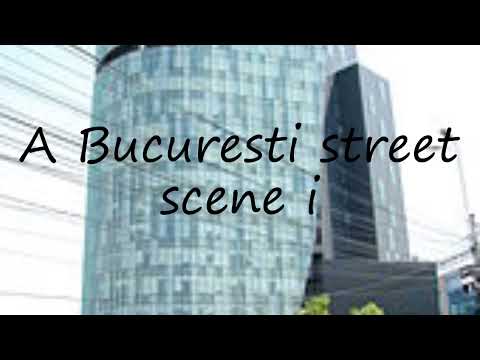 How to pronounce A Bucuresti street scene  i in Romanian?