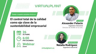 Webinar: El control total de la calidad como eje clave de la sustentabilidad empresarial