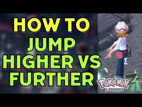 How to Long Jump OR High Jump with Roto-Glide #pokemonlegendsza