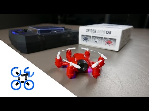 FQ777-126C MINI Spider Drone 2MP HD Camera Unboxing