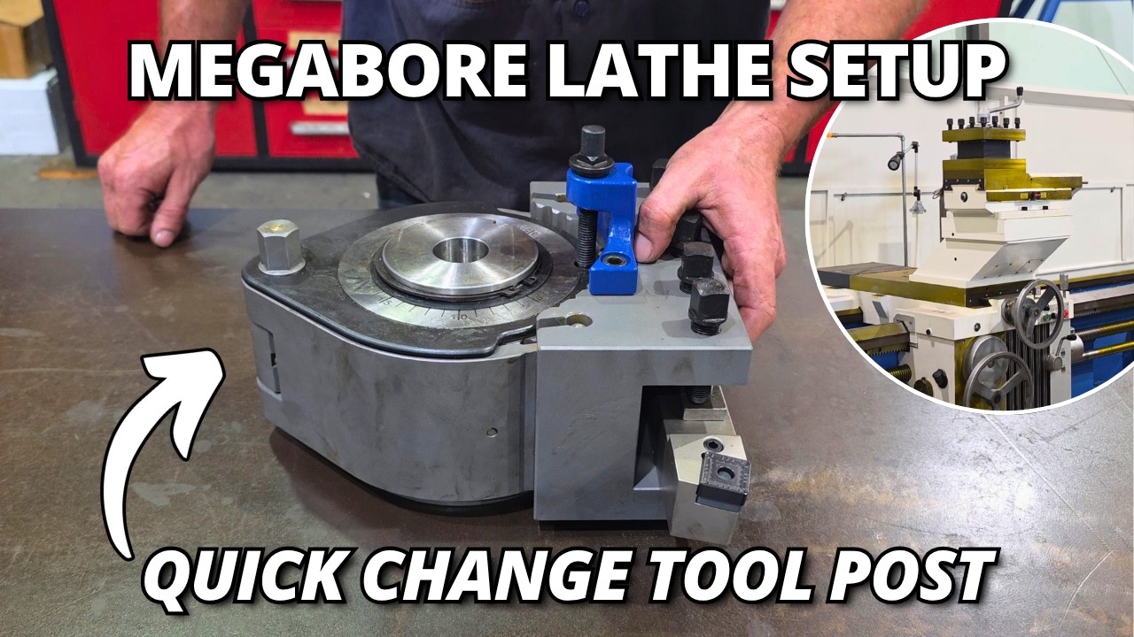 Fitting a Quick Change Tool Post to the Megabore Doesn’t Go To Plan