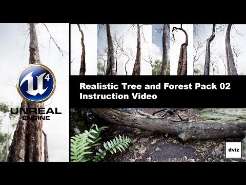 Unreal Engine - Realistic Tree and Forest Pack Instructions ( Instruções )