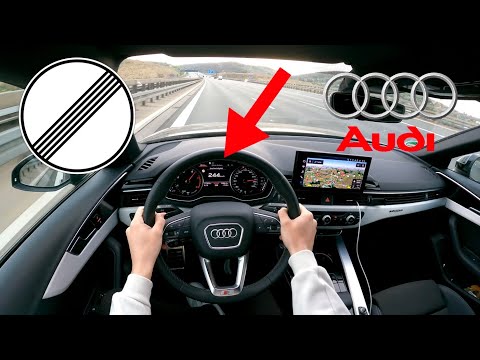 2024 Audi A4 Avant 40 TDI Quattro 204HP TOP SPEED GERMAN AUTOBAHN DRIVE POV