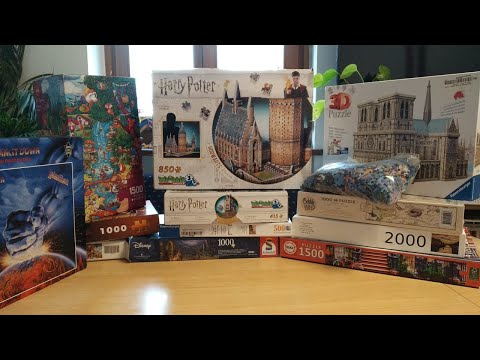 Jigsaw puzzle Haul 3d puzzles, Harry Potter and more