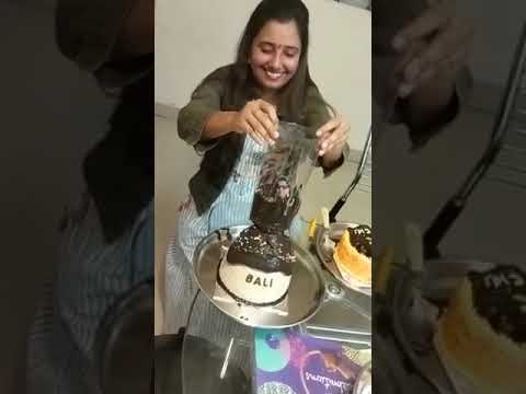 Sharvi's cake.                                           Chocolate pull me up cake😋