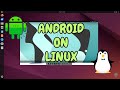 how to run android apps using linux and waydroid