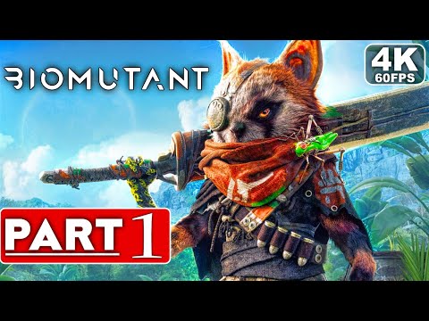 BIOMUTANT Gameplay Walkthrough Part 1 [4K 60FPS PC] - No Commentary (FULL GAME)