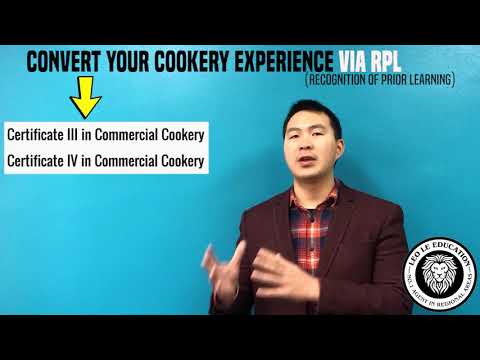 Have lots of cooking experience but not yet qualified?