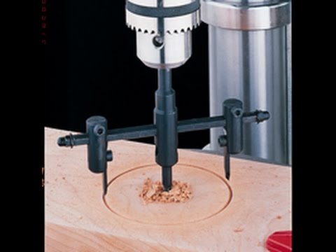Cutting circles drill press