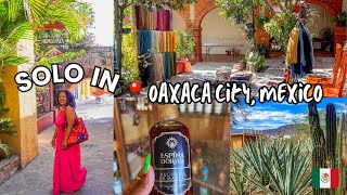 OAXACA solo female travel guide  🇲🇽 | mezcal, mole, ceramics, cooking class, & hierve el agua