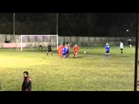 Woodford United 4-5 Leighton Town - Penalty - Leighton Keeper Scores