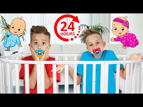 Vlad and Niki 24 Hours Baby Challenge and Other Fun Challenges for kids