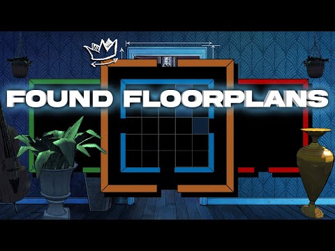 All of the Secret Found Floorplans in Blue Prince