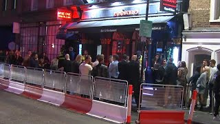 video: Crowds gather for party weekend ahead of 'rule of six' restrictions