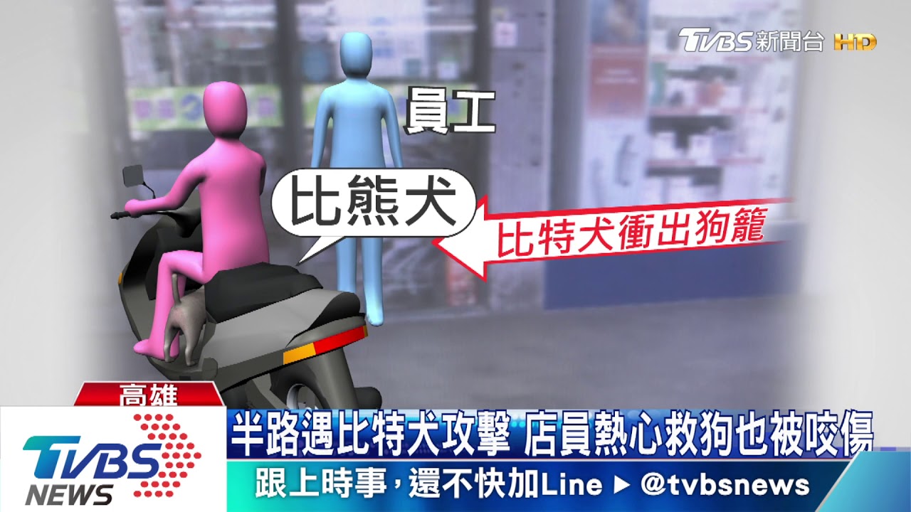 吠比特犬遭狠咬! 婦為救愛犬手指肉被削
