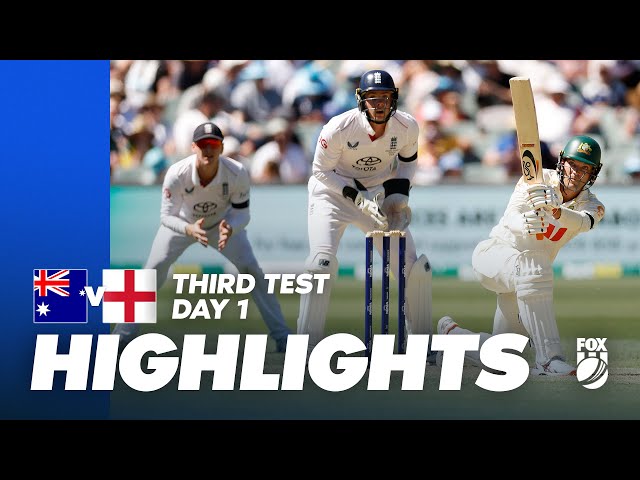 Australia vs England Highlights | Test 3, Day One | The Ashes | Fox Cricket