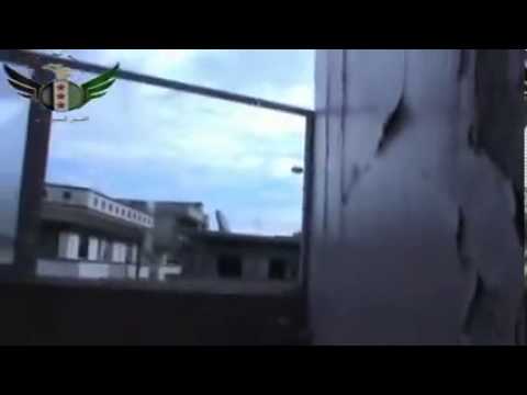 استهداف قوات النظام من قبل كتيبة عمر المختار في دير بعلبة في محافظة حمص