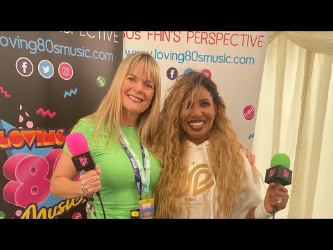 A little backstage chat with Denise Pearson - 5 Star - at Rewind Scotland 2023