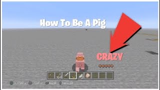 HOW TO BECOME A PIG IN MINECRAFT!?!?