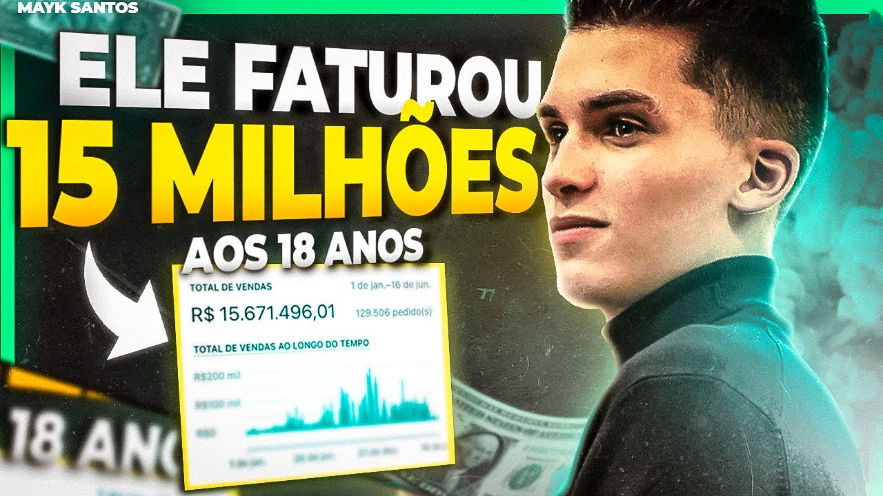 COMO ele FATUROU 15 MILHÕES com DROPSHIPPING aos 18 anos - Thales Baião | podcast #33