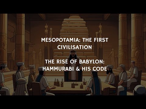 8/25 Ancient Mesopotamia | The Rise Of Babylon: Hammurabi & His Code | The First Civilisation