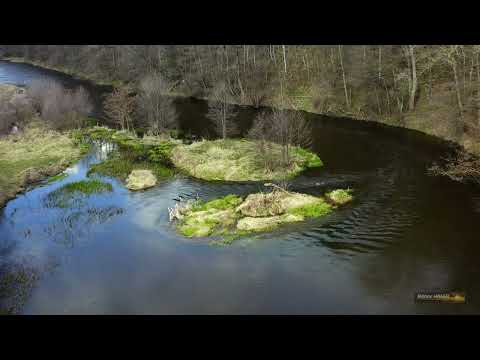 Rzeka Warta & Załęczański Park Krajobrazowy w 4K pokazane z lotu ptaka