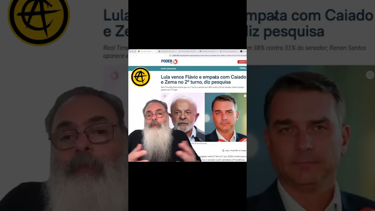 PESQUISA REAL TIME BIG DATA traz BOAS NOTÍCIAS para FLÁVIO e DECEPCIONA ESQUERDA