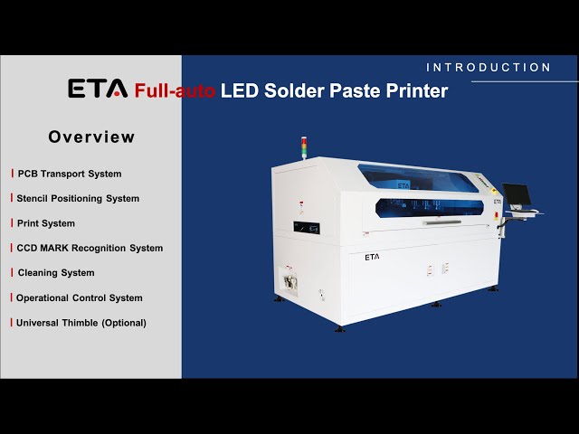 Full-auto Stencil Printer ETA-1200