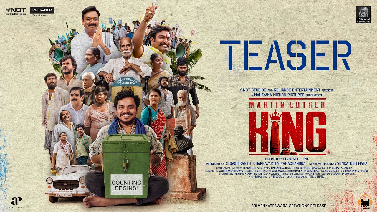 Martin Luther King (Telugu) - Teaser | In Theatres October 27