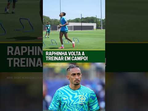 BOA NOTÍCIA! RAPHINHA VOLTOU A TREINAR NO CAMPO #shorts