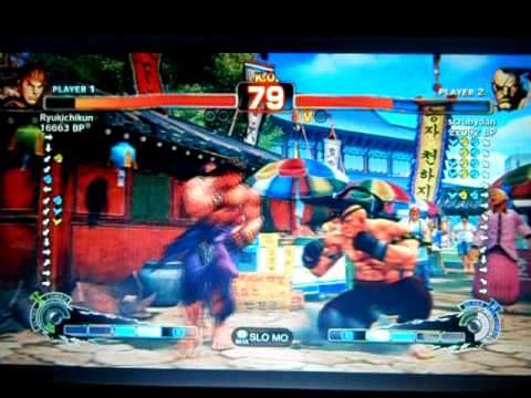 Ryukichikun [Ryu] vs scrubydan [Sagat] SSF4 Japanese Online Ranked Matches