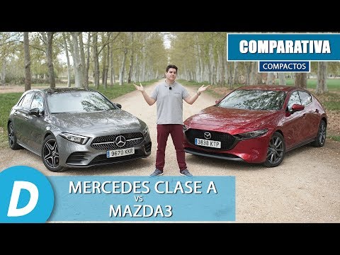 Comparativa compactos: Mazda3 2019 vs Mercedes Clase A | Review en español | Diariomotor
