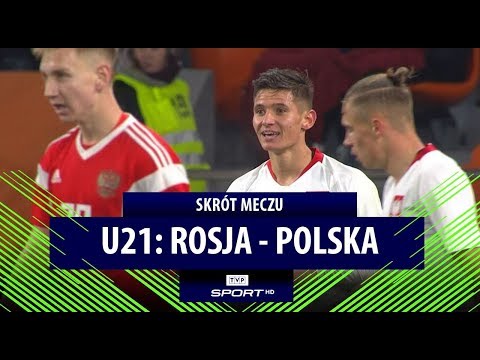 El. Euro 2021 U21: Rosja - Polska. Pechowy remis Polaków | Skrót spotkania