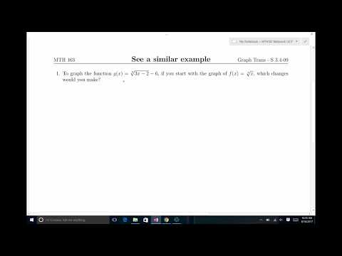 Graph Transformations - Stretch/Shrink (3.4-09)