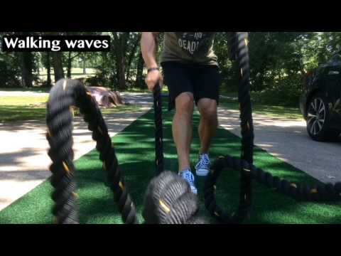 Battling Ropes Walking Waves