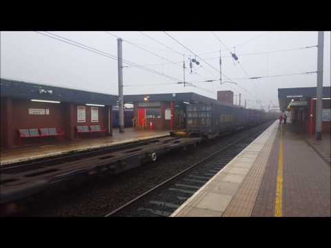 90044 and 90047 pass Wigan North Western with 4S44