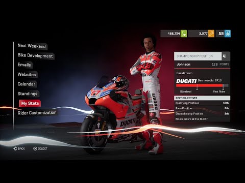 MotoGP18 Career Mode Ducati Team Sachsenring RACE